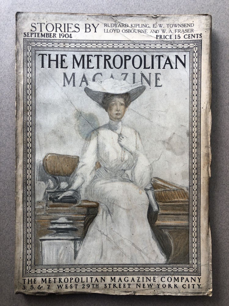 Item #H11516 The Metropolitan Magazine, September 1904. Lloyd Osbourne Rudyard Kipling, Max Beerbohm.