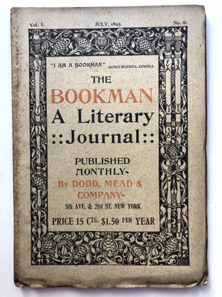 Item #H11622 The Bookman, a Literary Journal, July 1895. Joseph Sabin George Saintsbury