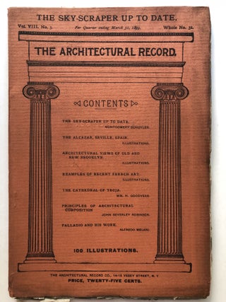Item #H11628 The Architectural Record, Vol. VIII, no. 3, January-March 1899. William H. Goodyear...
