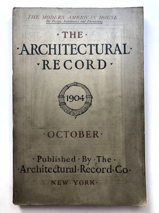 Item #H11651 The Architectural Record, Vol. VI, no. 4, October 1904