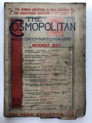 Item #H11829 The Cosmopolitan, an Illustrated Monthly Magazine, November 1899. Julian Hawthorne...