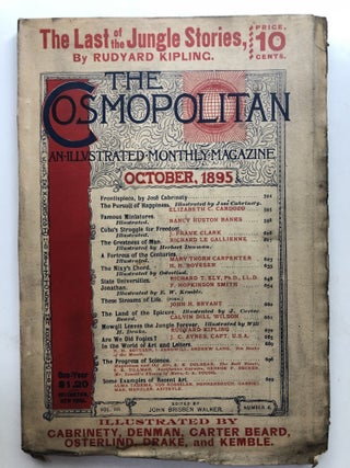 Item #H11873 The Cosmopolitan, an Illustrated Monthly Magazine, October 1895. F. Hopkinson Smith...