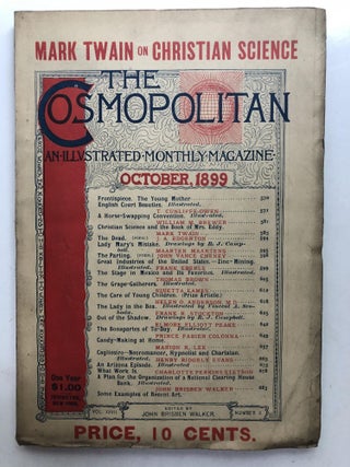 Item #H11876 The Cosmopolitan, an Illustrated Monthly Magazine, October 1899. Charlotte Perkins...