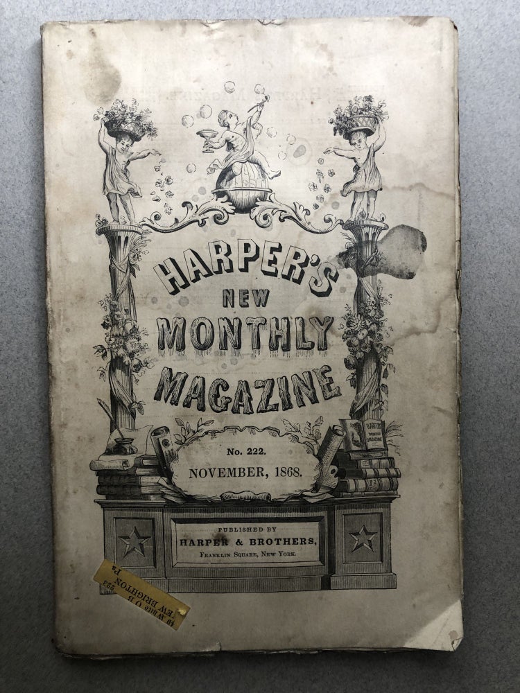 Item #H12015 Harper's New Monthly Magazine, No. 222, November 1868