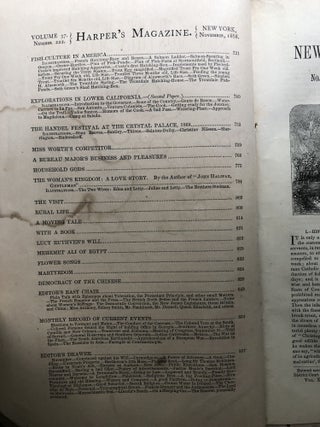 Harper's New Monthly Magazine, No. 222, November 1868