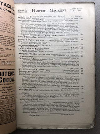 Harper's New Monthly Magazine, No. 492, May 1891