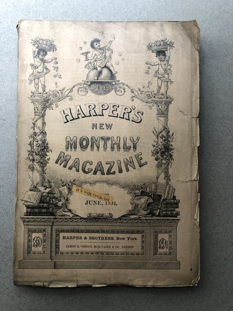 Item #H12025 Harper's New Monthly Magazine, No. 493, June 1891. Sarah Orne Jewett Thomas Hardy, George du Maurier.