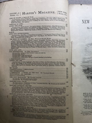 Harper's New Monthly Magazine, No. 274, March 1873
