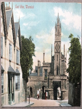 12 ca. 1910s postcards of Warwick, Warwick Castle, Guy's Cliffe, UK