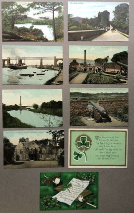 Item #H12089 9 Ca. 1910s postcards of Ireland: Killarney, Drogheda, Londonderry, Myrtle Grove at...