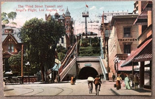 4 1908 postcards of Los Angeles, CA