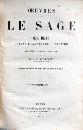 Oeuvres de Le Sage: Gil Blas, Guzman D'Alfarache - Theatre