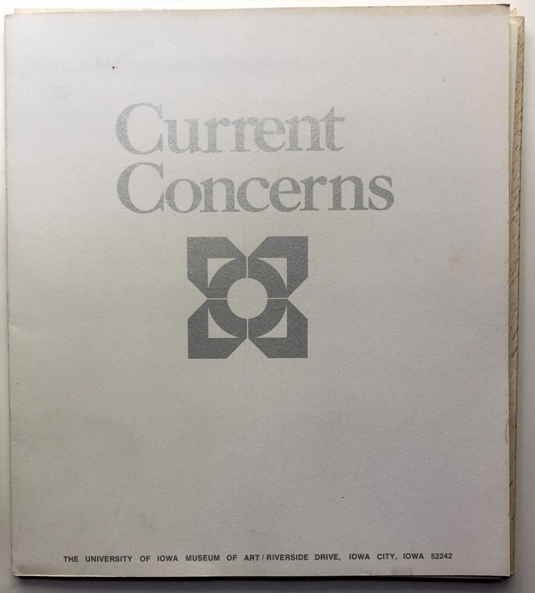 Item #H12199 Current Concerns, 12 American Artists. University of Iowa Museum of Art.