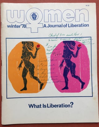 Item #H1222 Women, a Journal of Liberation, Winter 1970, Vol. 1 no. 2. Donna Keck, Vicki Pollard,...