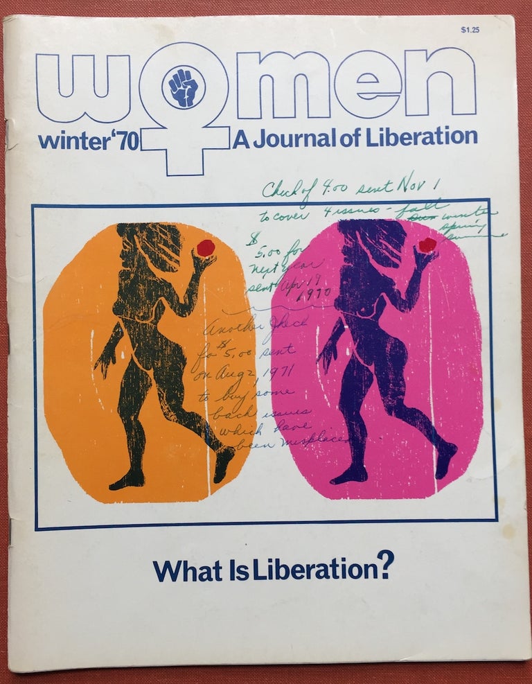 Item #H1222 Women, a Journal of Liberation, Winter 1970, Vol. 1 no. 2. Donna Keck, Vicki Pollard, Dee Ann Pappas, eds.