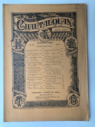 Item #H12233 The Chautauquan, July 1887. Theodore L. Flood, Helen Campbell, ed. John Burroughs