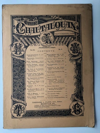 Item #H12245 The Chautauquan, November 1888. Theodore L. Flood, John H. Vincent, ed. Edward...