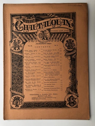 Item #H12248 The Chautauquan, February 1889. Theodore L. Flood, Lyman Abbott, Richart T. Ely, ed....