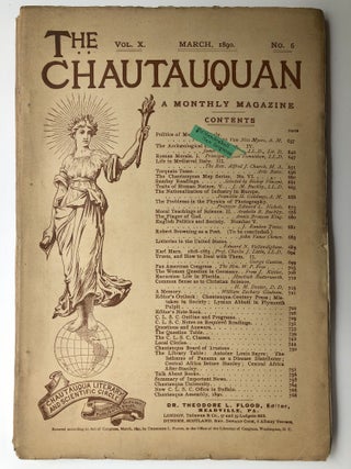 Item #H12259 The Chautauquan, March 1890. Theodore L. Flood, Hezekiah Butterworth, ed. Charles J....