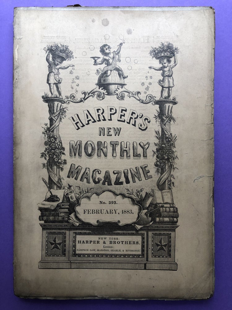 Item #H12291 Harper's New Monthly Magazine, February 1883. " Elizabeth Stuart Phelps "A Working-Girl.
