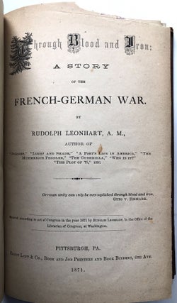 Through Blood and Iron, a Story of the French-German War