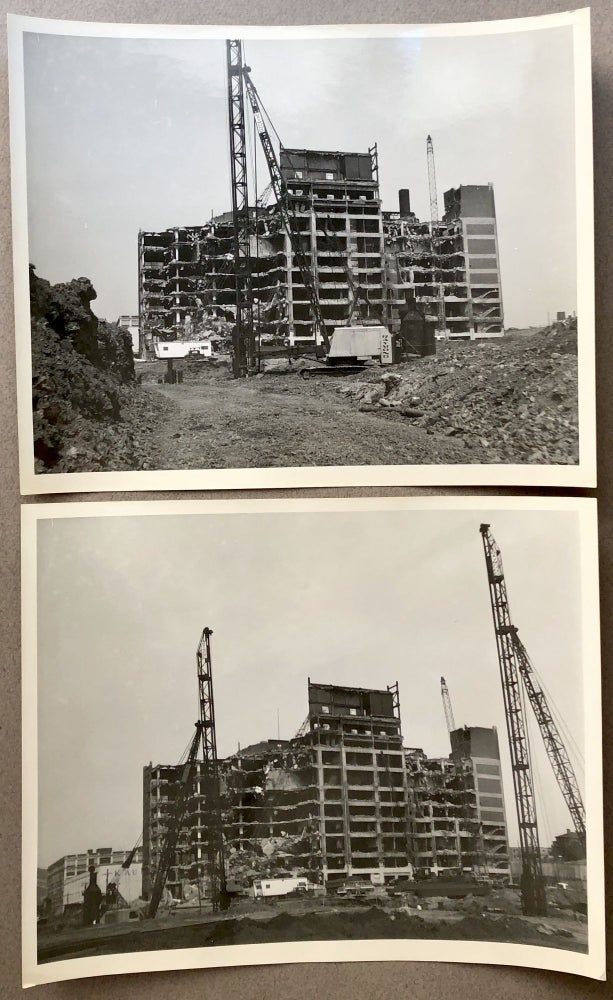 Item #H12663 20 8x10 original photos of 1958-61 downtown Pittsburgh construction projects: Hilton Hotel, Civic Arena, etc. Albert L. Hilger.