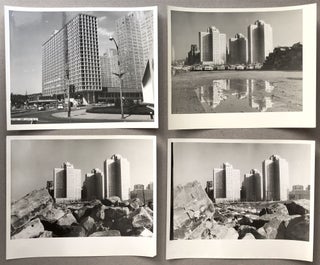 20 8x10 original photos of 1958-61 downtown Pittsburgh construction projects: Hilton Hotel, Civic Arena, etc.