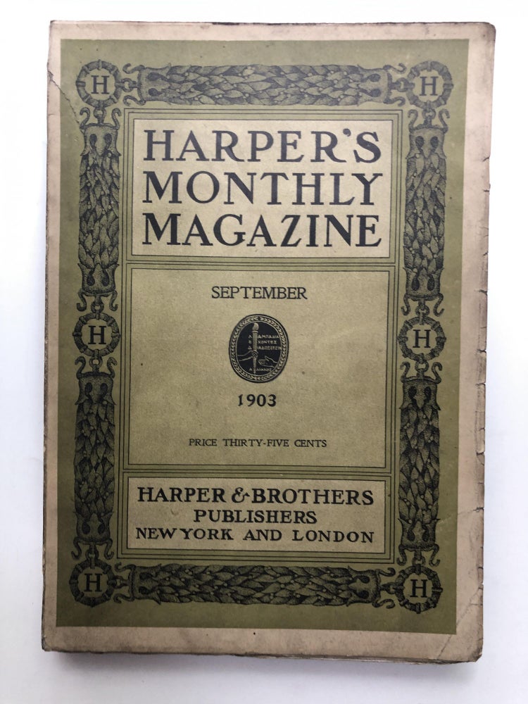 Item #H12735 Harper's Monthly Magazine, September 1903. Israel Zangwill Margaret Deland.