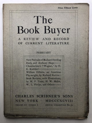 Item #H12759 The Book Buyer, a Review and Record of Current Literature, February 1898. Hamlin...