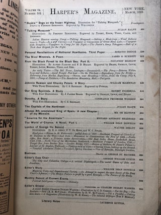 Harper's New Monthly Magazine, March 1892