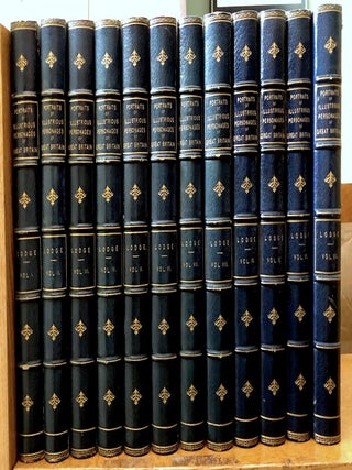 Portraits and Memoirs of the Most Illustrious Personages of British History, 12 volumes. Edmund Lodge.