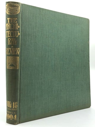 Item #H12903 The Architectural Review, Vol. XVI (Sixteen), July-Dec. 1904