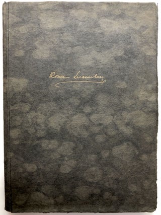 Item #H12958 Rosa Luxemburg Briefe an Karl und Luise Kautsky (1896-1918). Rosa Luxemburg, heraus....