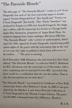 The Paroxide Blonde