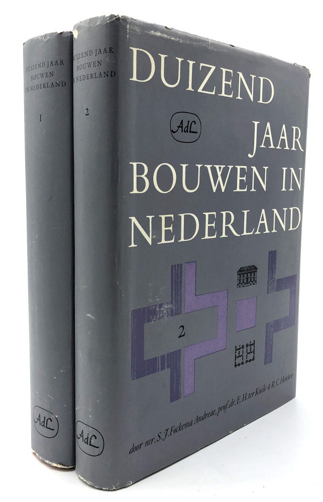 Item #H12983 Duizend Jaar Bouwen in Nederland, Deel I & II: De Bouwkunst van de Middeleeuwen. Mr. S. J. Fockema Andreae.
