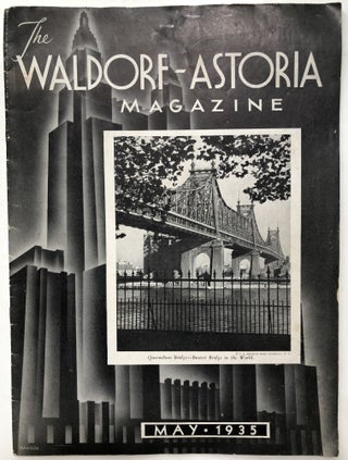 Item #H13189 The Waldorf-Astoria Magazine, May 1935. Letitia Chaffee, ed