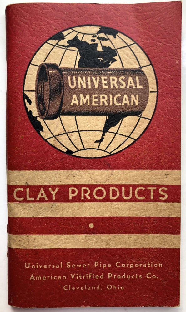 Item #H13255 Universal American Clay Products (1938 catalog). Universal Sewer Pipe Corporation.