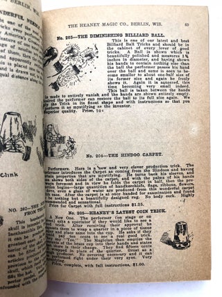 Heaney Magic Company Catalogue no. 25, 1924