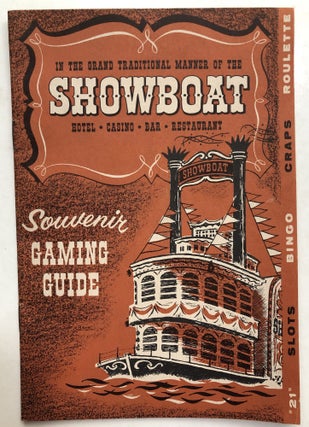 Item #H13262 1950s Showboat Souvenir Gaming Guide: 21, Slots, Bingo, Craps, Roulette