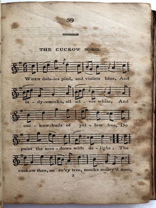 The English Musical Repository: A Choice Selection of esteemed English Songs, adapted for the Voice, Violin and German Flute