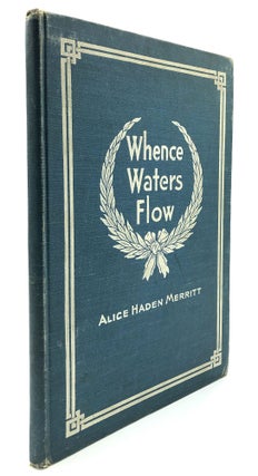 Item #H13272 When Waters Flow, poems for all ages "from old Virginia" -- inscribed to author's...