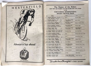 Official Program 49th International 6-Day Bike Race, Nov. 30-Dec.6, 1930, Madison Square Garden