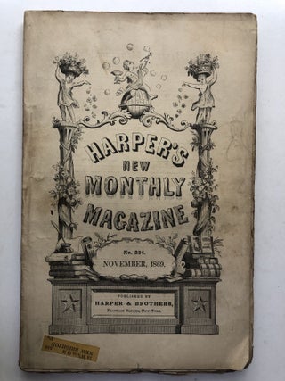 Item #H13384 Harper's New Monthly Magazine, November 1869. Justin McCarthy