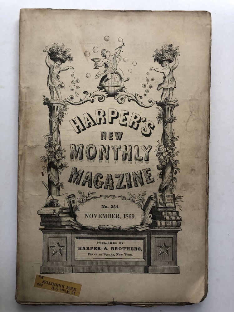 Item #H13384 Harper's New Monthly Magazine, November 1869. Justin McCarthy.