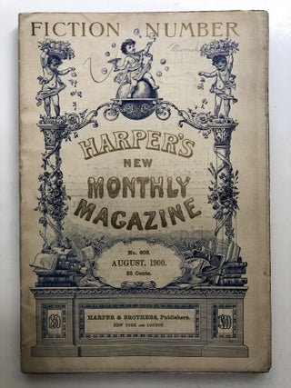 Item #H13417 Harper's New Monthly Magazine, August 1900. Frank R. Stockton Stephen Crane, Israel...