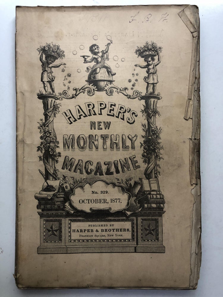 Item #H13427 Harper's New Monthly Magazine, Octoberr 1877. Richard Doddridge Blackmore.