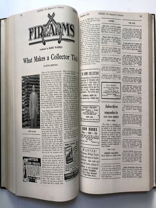 Bound volume of the Firearms section of HOBBIES A Magazine for Collectors 1944-1958