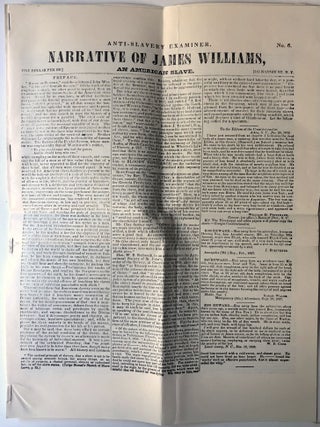The Anti Slavery Examiner Nos. 1-6, 1836-1838 [Negro Periodicals in the United States, Series II]