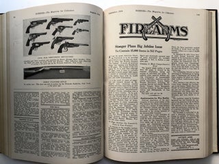 Bound volume of the Firearms section of HOBBIES A Magazine for Collectors 1934-1943