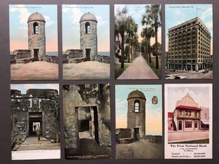 Ca. 1910-1912 64 postcards of FLORIDA - St. Augustine, Jacksonville, Plants & Trees, etc.